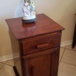 Antique Mahogany Cabinet Night Table