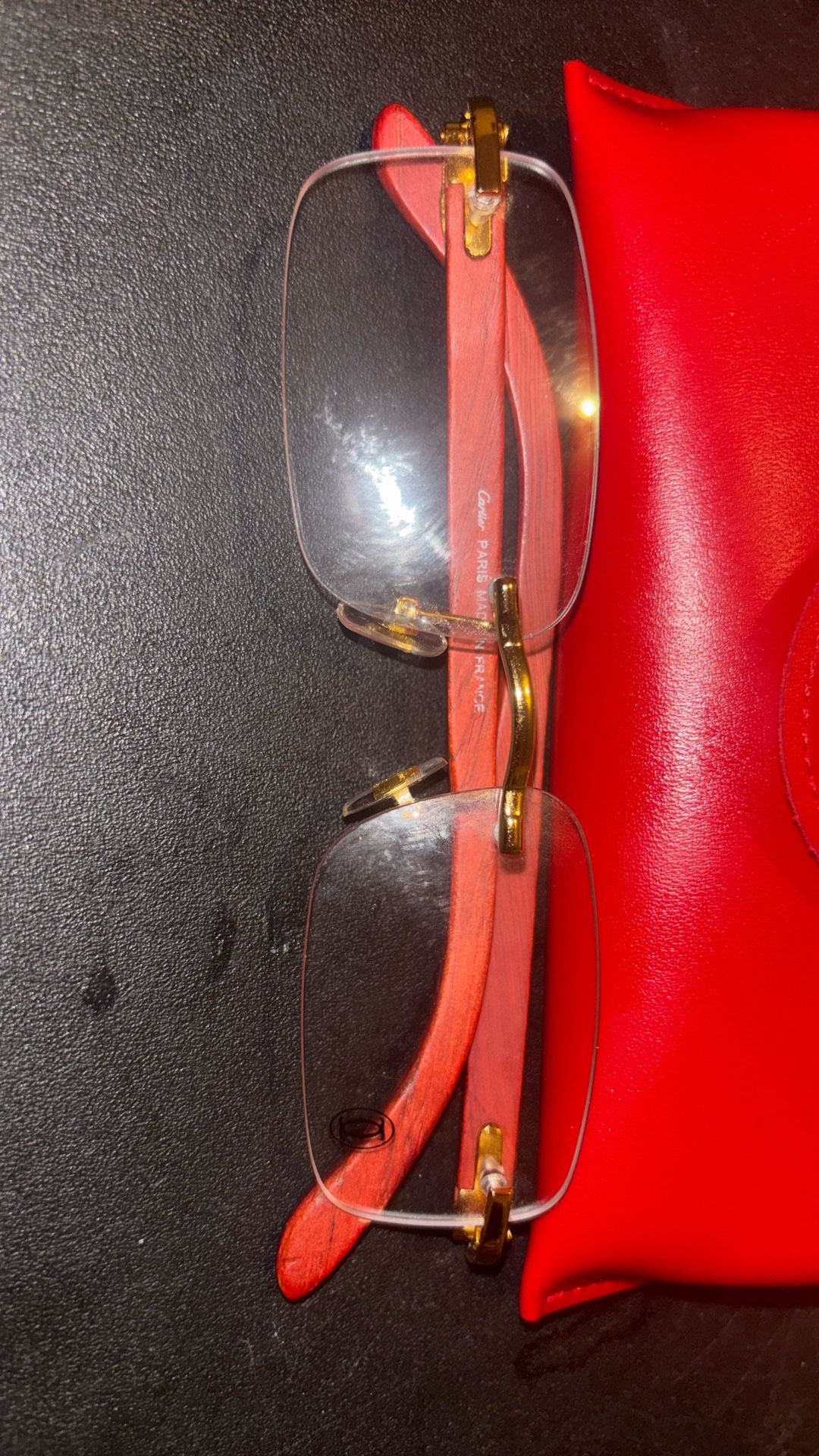 Cartier Glasses With Case 