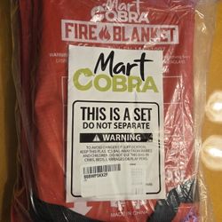 EMERGENCY FIRE BLANKETS - SET OF 4 - BRAND NEW