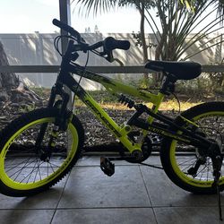 Genesis Savage 20” Kids Bike – Neon Yellow/Black