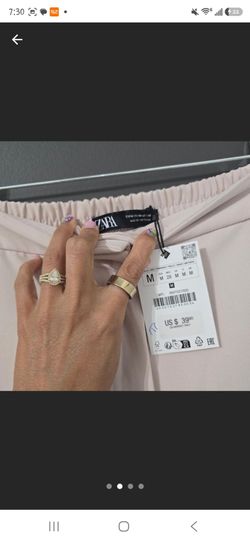 Zara Light Pink Skirt Size M