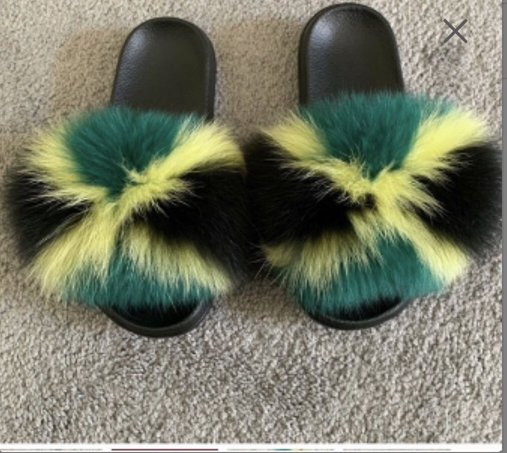 Jamaican Flag fur slides