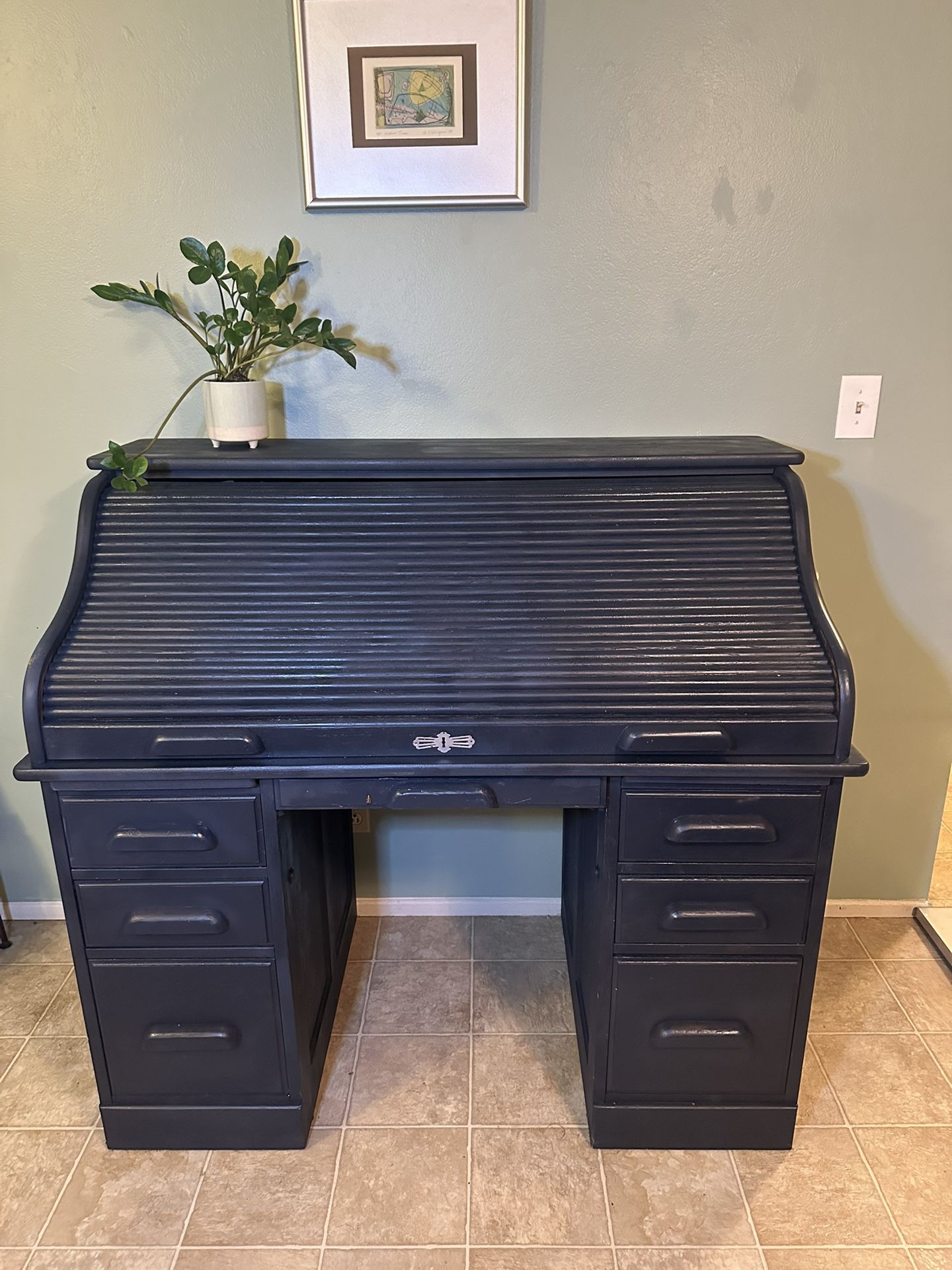 Solid Oak Writing Desk