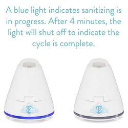 Travel Toothbrush Sanitation Station