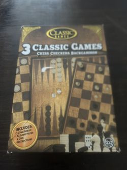 Chess, Checkers, and Backgammon