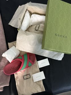 Gucci Rubber Sandals 6 Woman 