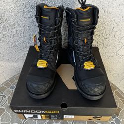 WORK BOOTS CHINOOK PRO COMPOSITE TOE WATERPROOF SIZE’S AVAILABLE 7-8.5-9-10.5-12-14 MENS