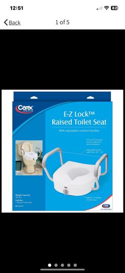 Ez Lock Raised Toilet Seat