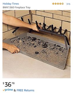 Fireplace tray