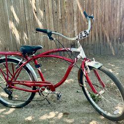 26” Schwinn  Retro Cruiser Bike – Smooth Ride, Rear Rack