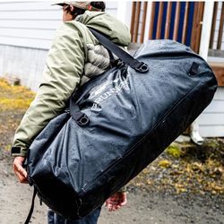 Grundéns Shackleton Duffel Bag, Waterproof and Durable, 105L, Black