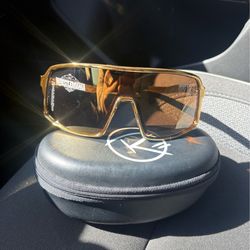 WWE Jey Uso WrestleMania 41 Yeet Sun Glasses, Gold Las Vegas Edition.  Out of Stock, your price $50.