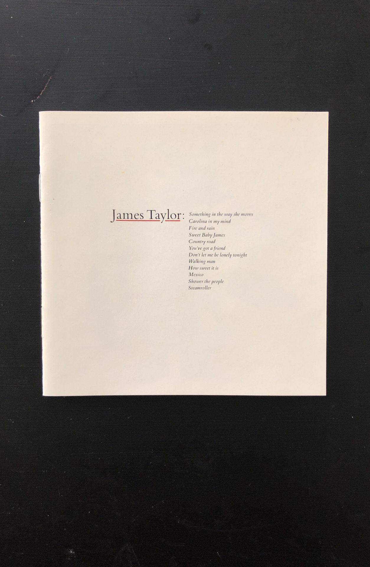 James Taylor Cd