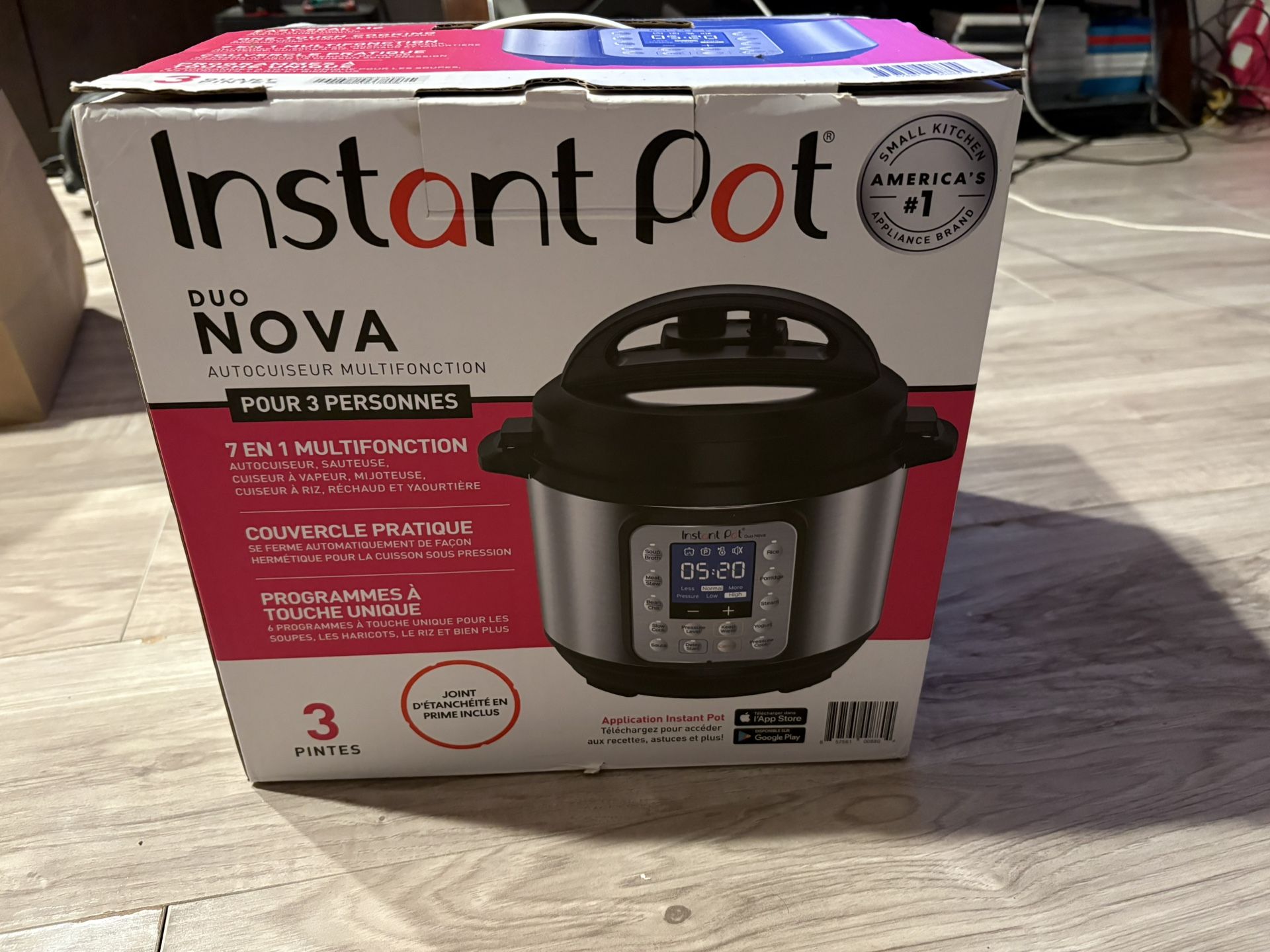 Instant pot Duo Nova 