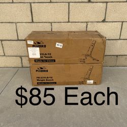 NEW FLYBIRD Adjustable Foldable Workout Bench with Headrest **2 Available, $85 Each**
