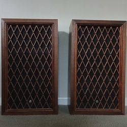 Set Of Matching Vintage 1970s Pioneer Speakers Home Stereo Sound System 