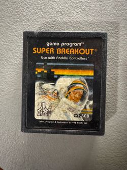 UNTESTED! ATARI 2600 - Super Breakout - Video Game Cartridge