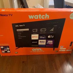 65” Onn Roku Smart TV 4K