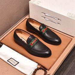GG Men’s Leather Shoes With Box 2026 New 
