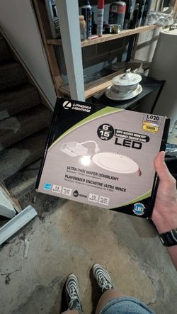 Lithonia Lighting WF6 LL LED 2700K BN M6 6-Inch Dimmable Ultra Thin Brushed Nick