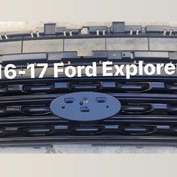 Black Front Grill For [16-17] [Ford Explorer]