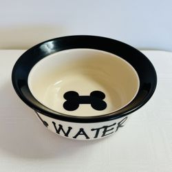 Stoneware Dog Bowl PetRageous Designs 6” Hand-Crafted Stoneware Bowl