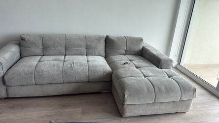 Sofa / couch with Ottoman Storage