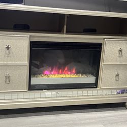 Tv Stand Electric Fire Place