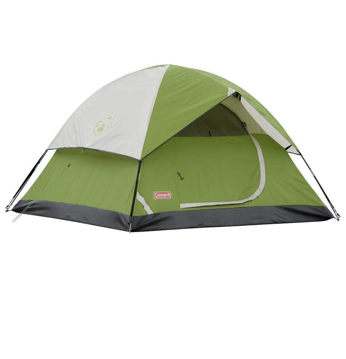 Green 6 person Coleman Dome Tent for Camping