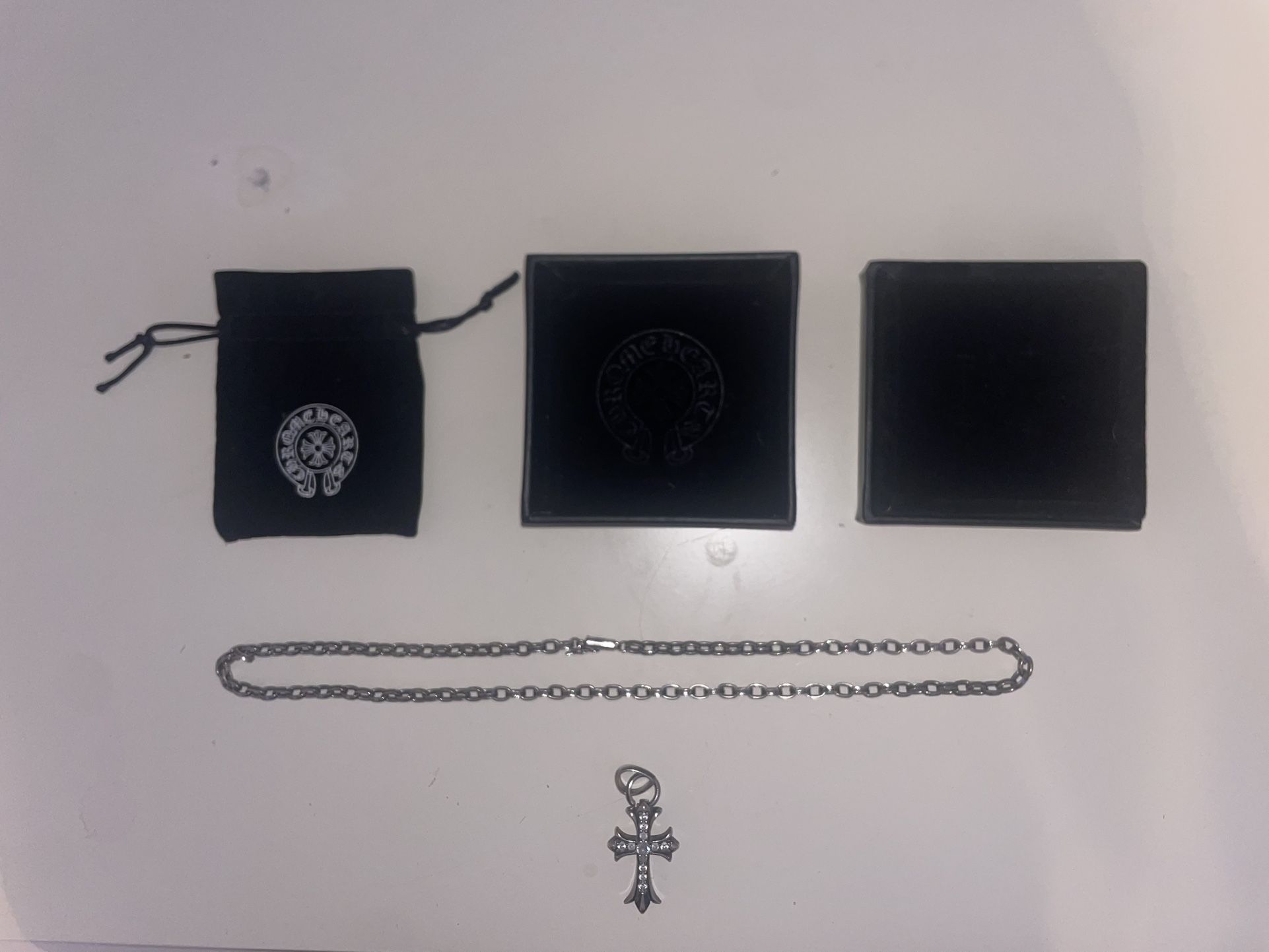 Chrome Hearts 24in Paper Chain With Pendant