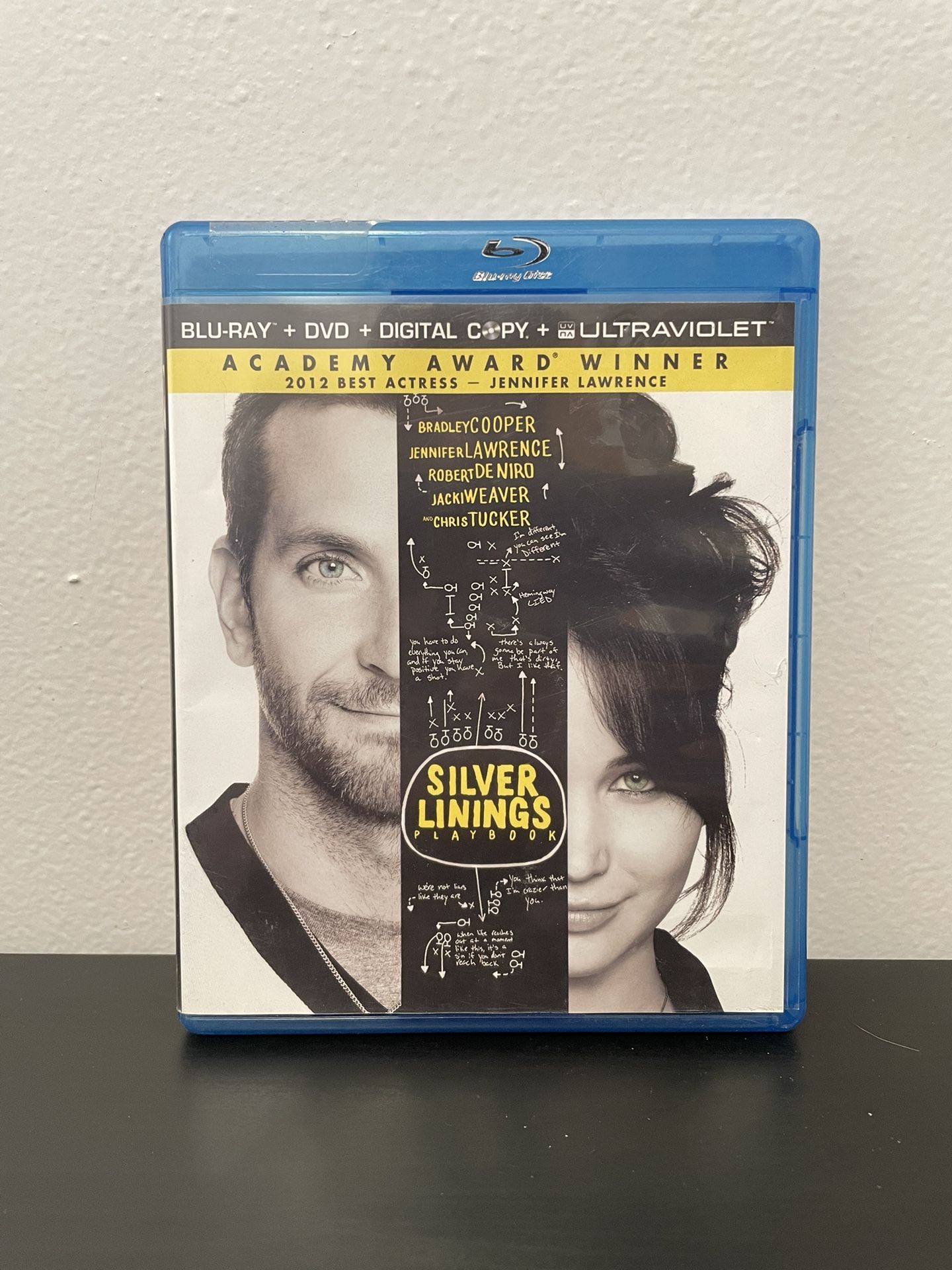 Silver Linings Playbook Blu-Ray DVD 2 Disc Combo Bradley Cooper De Niro 2012
