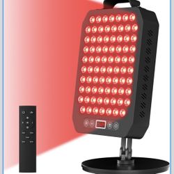 Brand New Red Light Therapy Panel for Face and Body, 78 LEDs Dual Chip 660nm Red Light & 850nm Near Infrared Light Device with Rotatable Stand and Mag