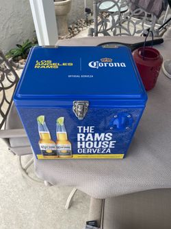LA Rams Corona Beer Ice Chest