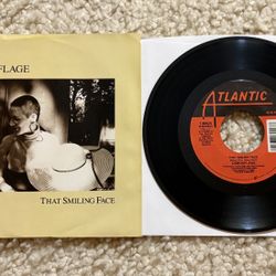 Camouflage “That Smiling Face” Vinyl 7” Single w Picture Sleeve 1989 Atlantic Records Original 1st Press Collector’s Copy Rare Electronic. 
