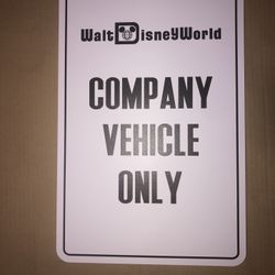 Disney Vintage Parking Sign Wallet Disneyworld Found This In the Trash At Disney If Anyone Wants?