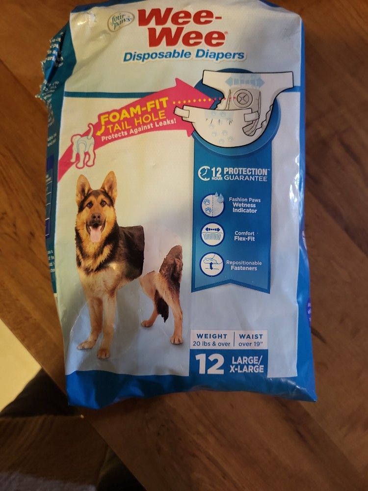 Disposable Diapers For Large Dog