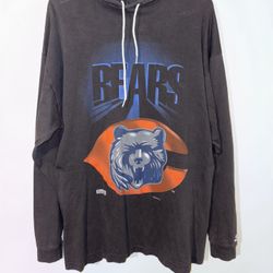 Vintage 1993 Starter NFL Chicago Bears Hoodie Size XL 