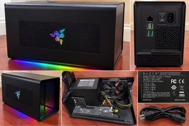 Razer Core X Chroma External GPU Enclosure – 700W – Fully Functional