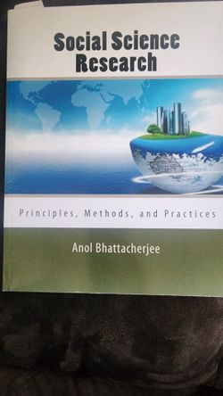 Social Science Research by Anol Bhattacherjee