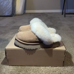 UGG Disquette Slippers Chestnut Size 7