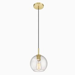AUTELO Globe Pendant Light Gold Modern 1-light Pendant Light New 