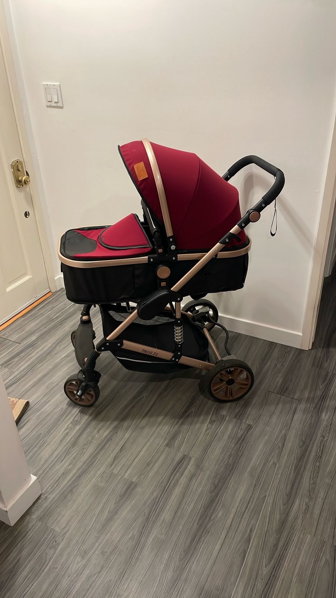 Burgundy Bassinet-only Baby Stroller Or Pet Stroller