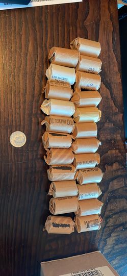 23 Rolls of 40% Silver Half Dollars