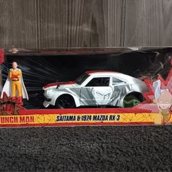 One punch Man 1974 Mazda rx3 diecast car large scale