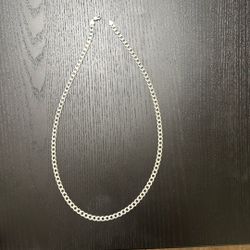 30 “ Silver 925 Cuban Chain 