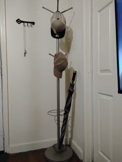 Coat Rack With Umbrella Holder