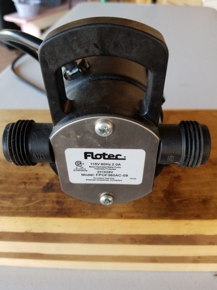 Flotec Water pump 1/12 hp for Sale in Fallbrook, CA OfferUp