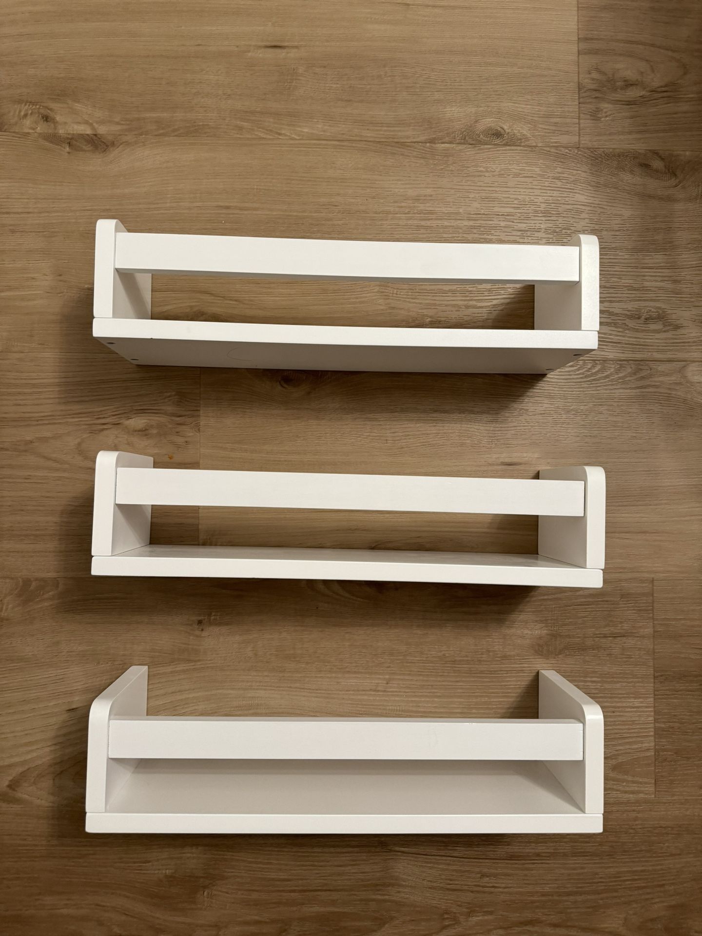 Three Hanging Bookshelves