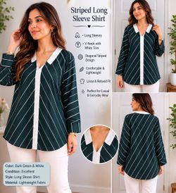 Elegant Long Sleeve Shirt / Tunic