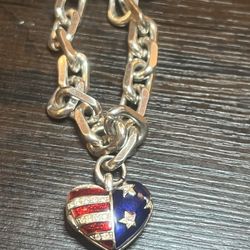 Silver USA Bracelet 